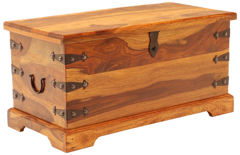 furniture-nabytek.cz - Drevená truhlica 90x45x45 z masívu palisander