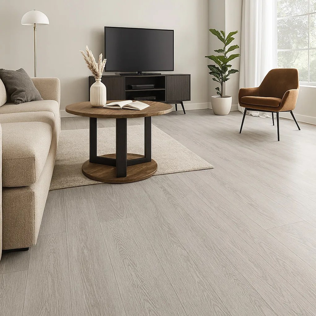 PVC podlaha - lino Flexar Nerok 2244 Newport Clear, na mieru, šíře 2m,4m, šedá, bez podkladu, chodba / predsieň, Gerflor