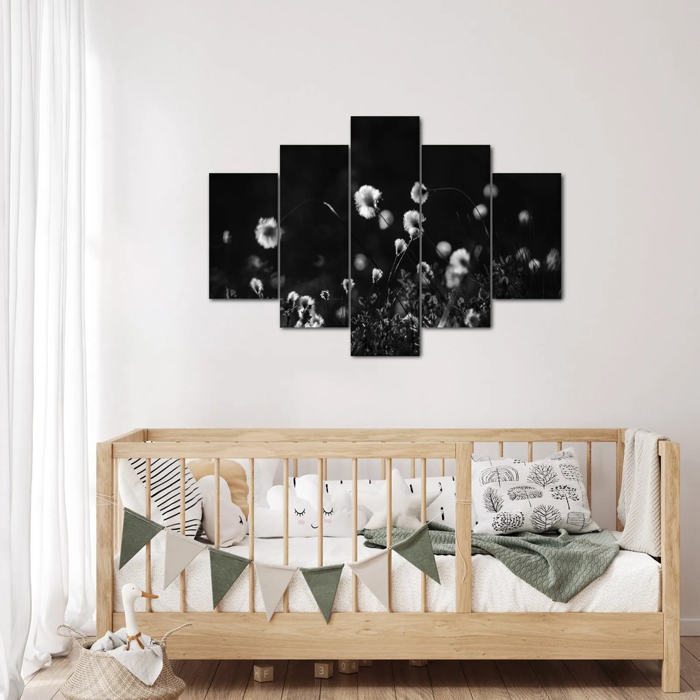 Obraz - Lúka s cottongrass N⁰1 (150x105 cm)
