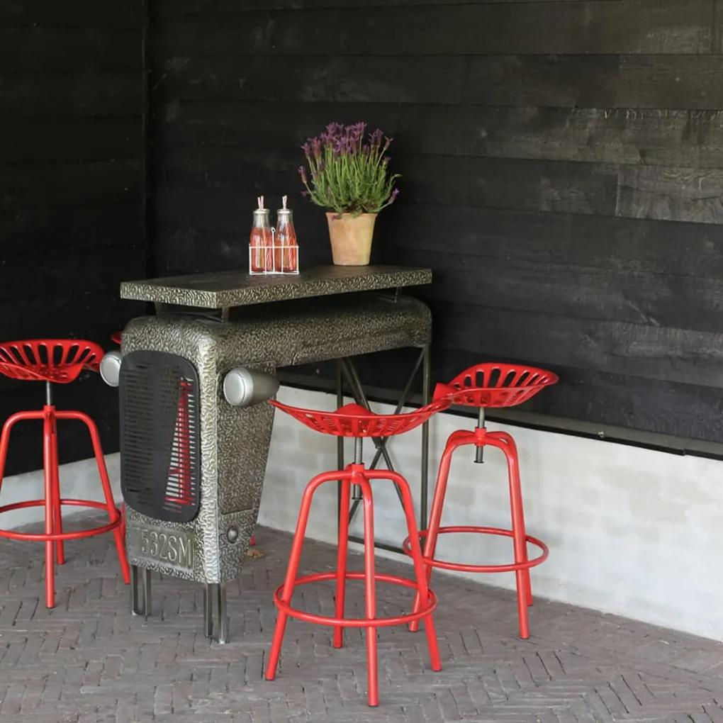 Esschert Design Barová stolička Tractor červená