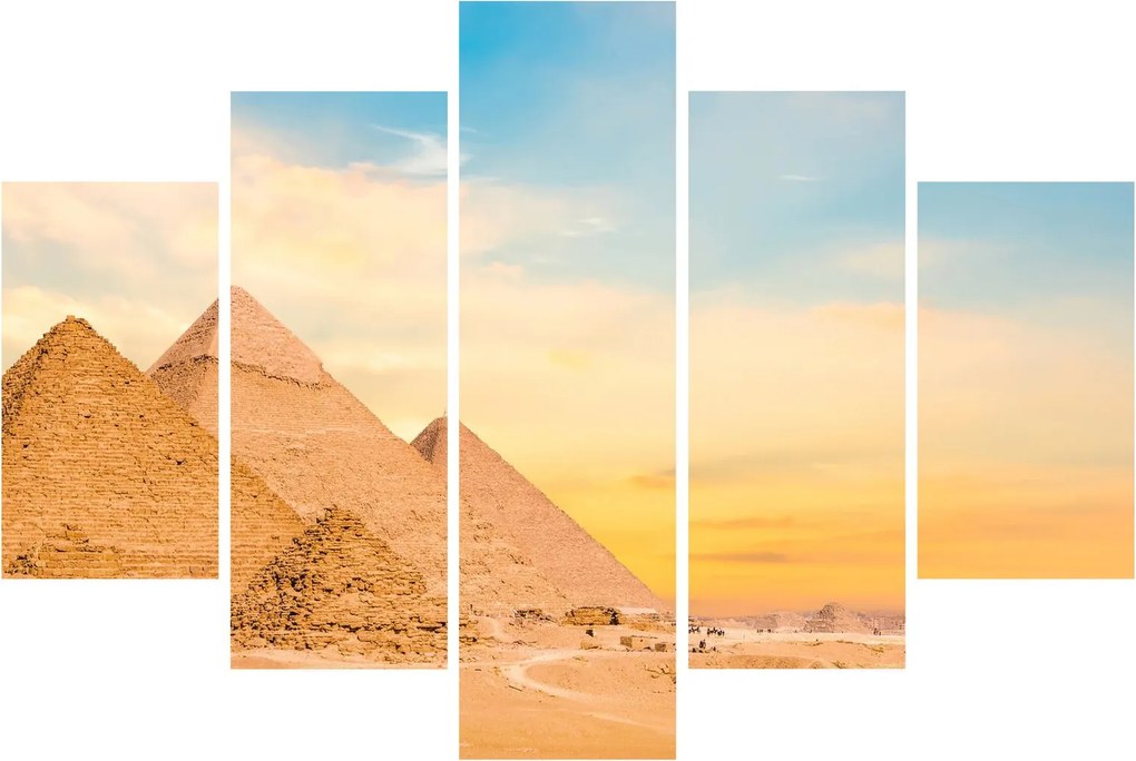 Obraz egyptských pyramíd (150x105 cm)