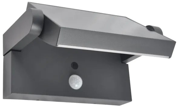 Brilagi LED solárne nástenné svietidlo s čidlom ANKLE LED/10W/3,7V 4000K IP65