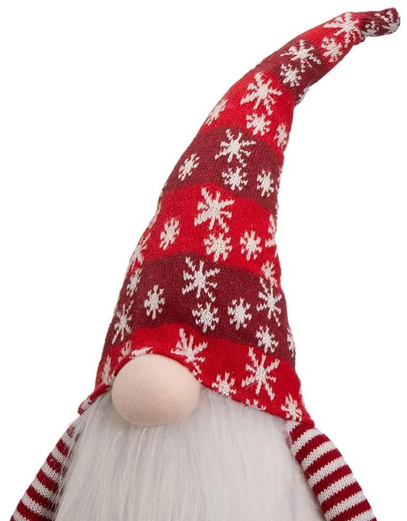 Tutumi, vianočný trpaslík 45cm YX043, červená-biela, CHR-09503