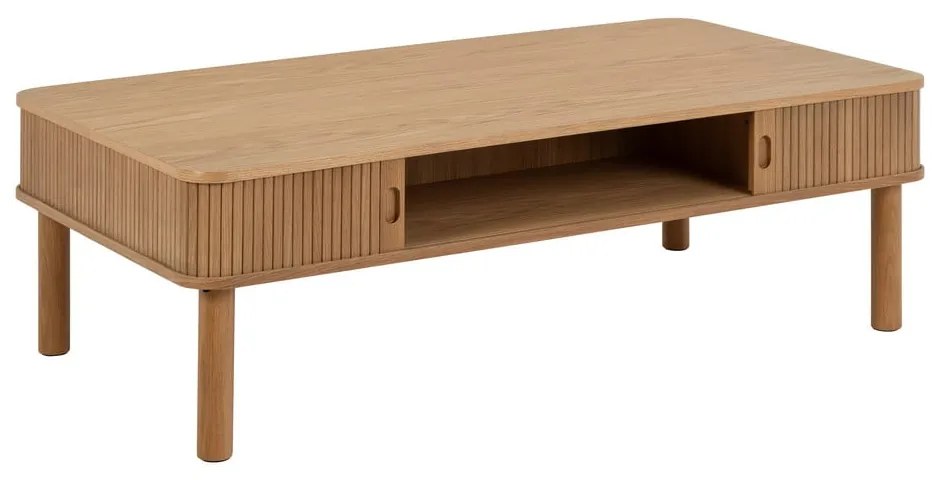 Konferenčný stolík v dekore duba v prírodnej farbe 70x130 cm Langley – Actona