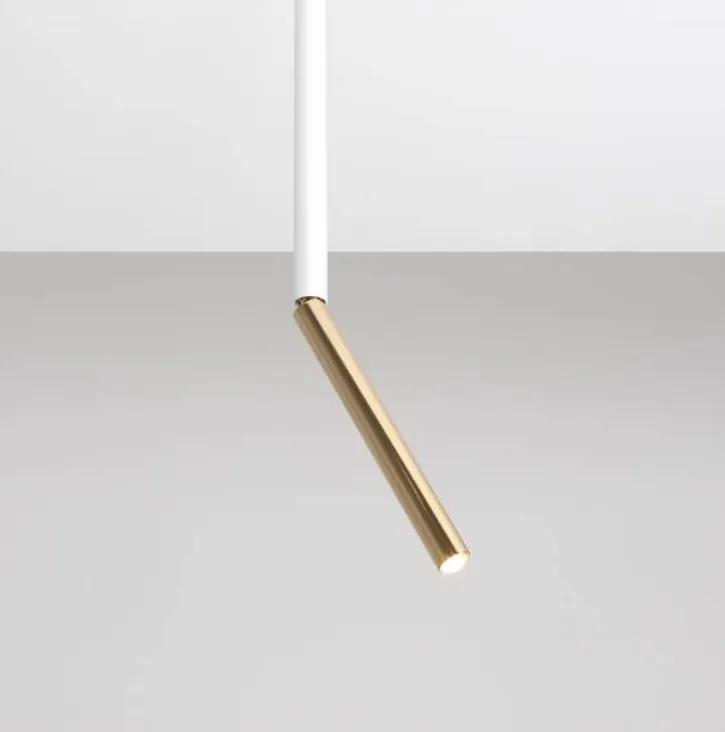 STICK M | Krátka biela stropná lampa