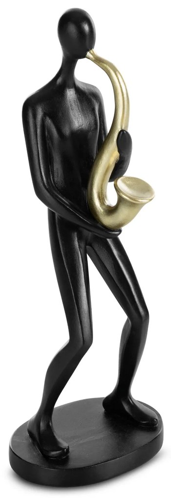 DEKORAČNÁ SOŠKA RICO 12X9X30 CM ČIERNA