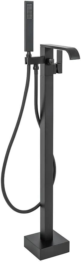 Voľne stojaca vaňová batéria Rea Carat čierna