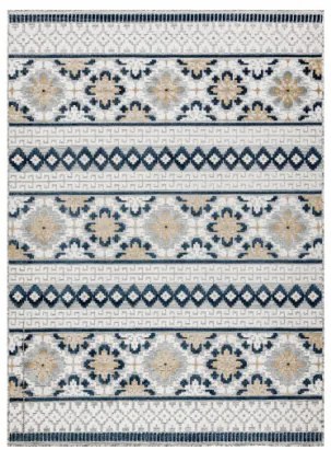 Koberec štrukturálny BOTANIC 65252 Boho - sivý