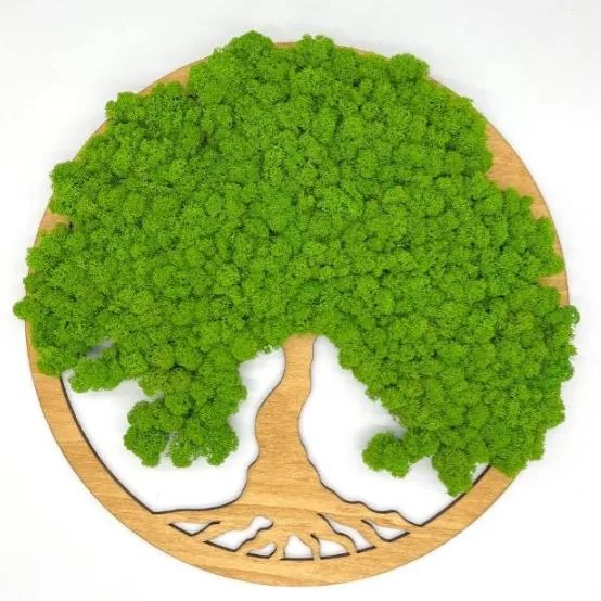 Strom na stenu z machu Melusine 50 cm