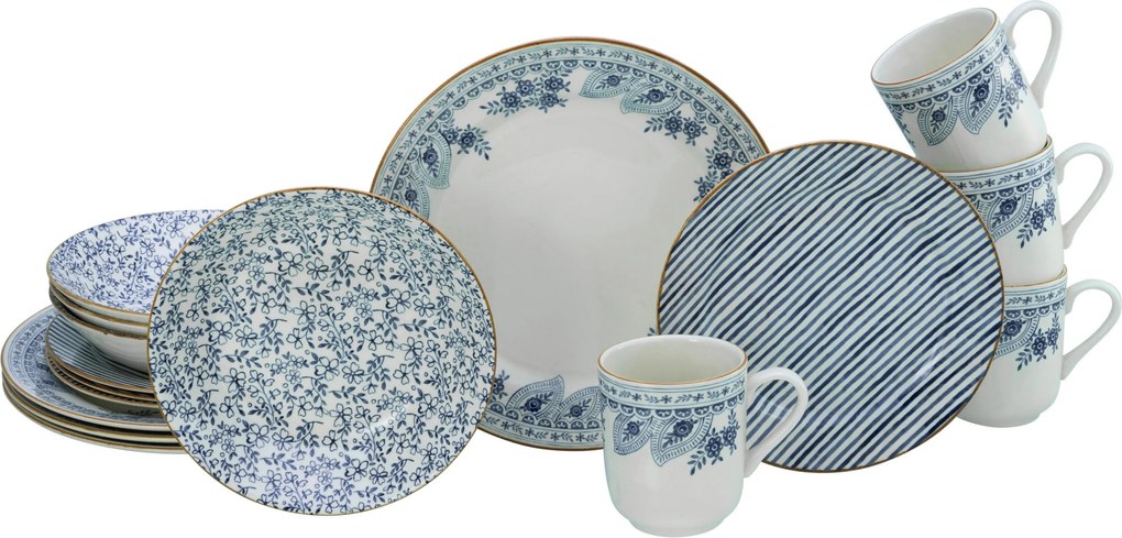 XXXLutz KOMBINOVANÝ SERVIS Euböa 16-dielne Creatable - Online Only bytové doplnky - 007768060401