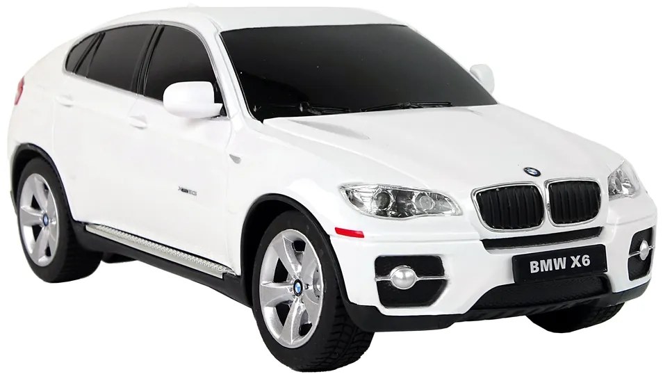 Lean Toys Auto R/C BMW X6 1:24 Rastar - biele