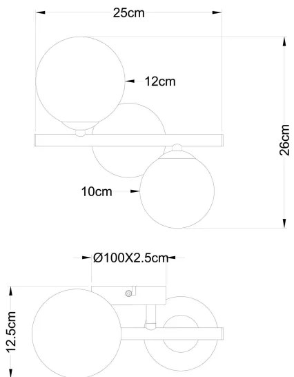 Globo 56140-2W - LED Prisadený luster RIHA 2xG9/3W/230V chróm