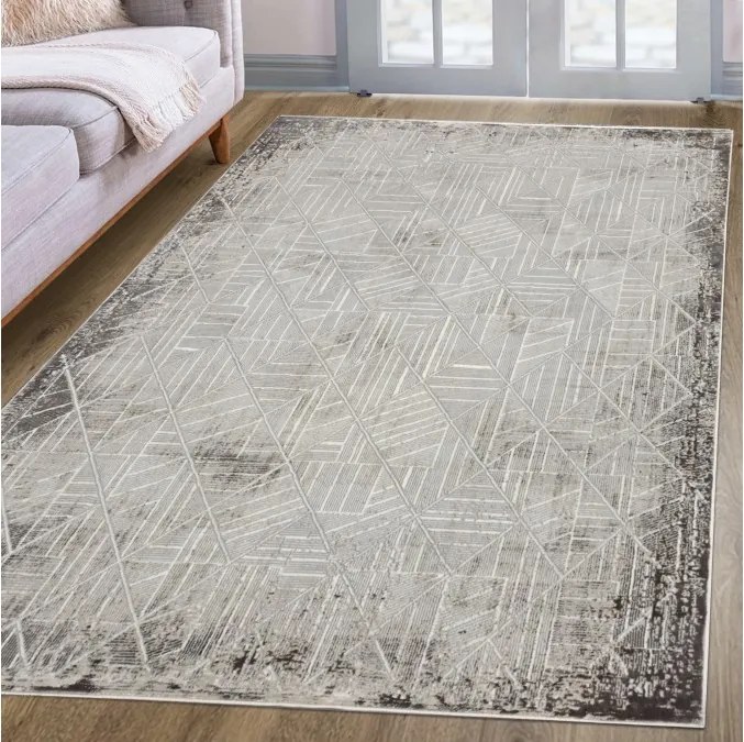 DC Koberec Oman 618 tmavá vizion zlatá Rozmer: 280×380 cm