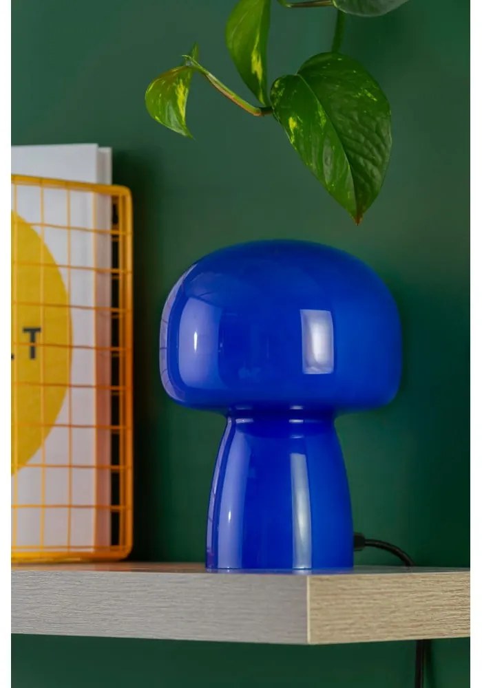 Modrá stolová lampa (výška 20 cm) Fervor – Leitmotiv