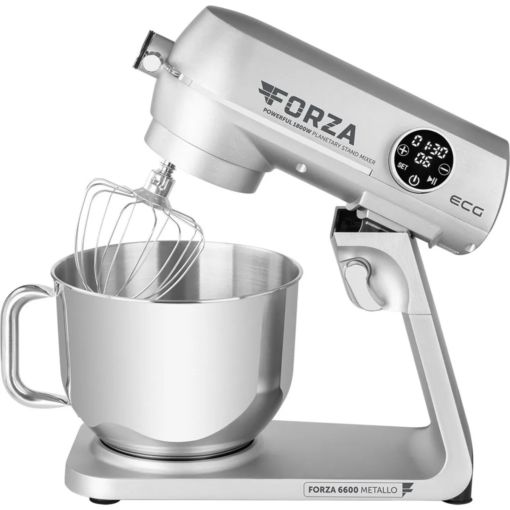 ECG Forza 6600 kuchynský robot Metallo Argento