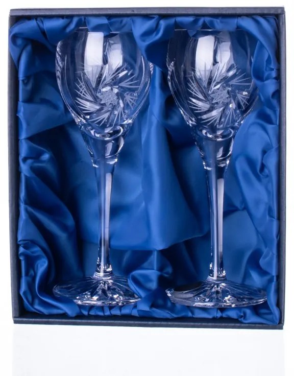 Onte Crystal Bohemia Crystal ručne brúsené poháre na Likér Veterník 90 ml 2KS