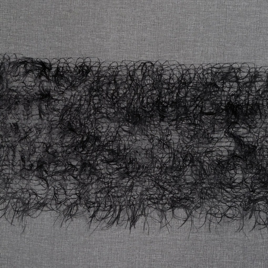 ZÁCLONA NA KRÚŽKOCH MARGARET 140X250 CM ČIERNA