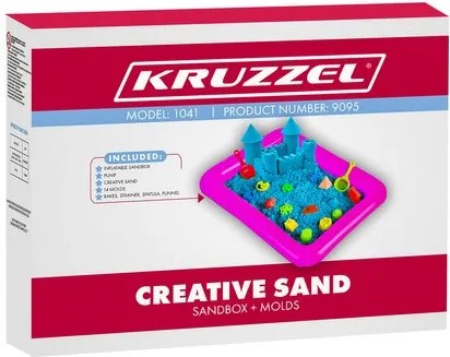 Kruzzel Kreativní písek - pískoviště + formičky 22712