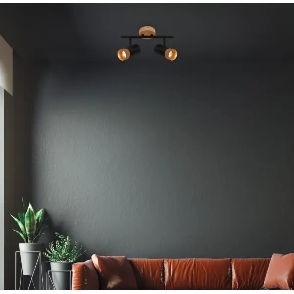 Briloner 2144025 - Bodové svietidlo SPOT 2xGU10/9W/230V