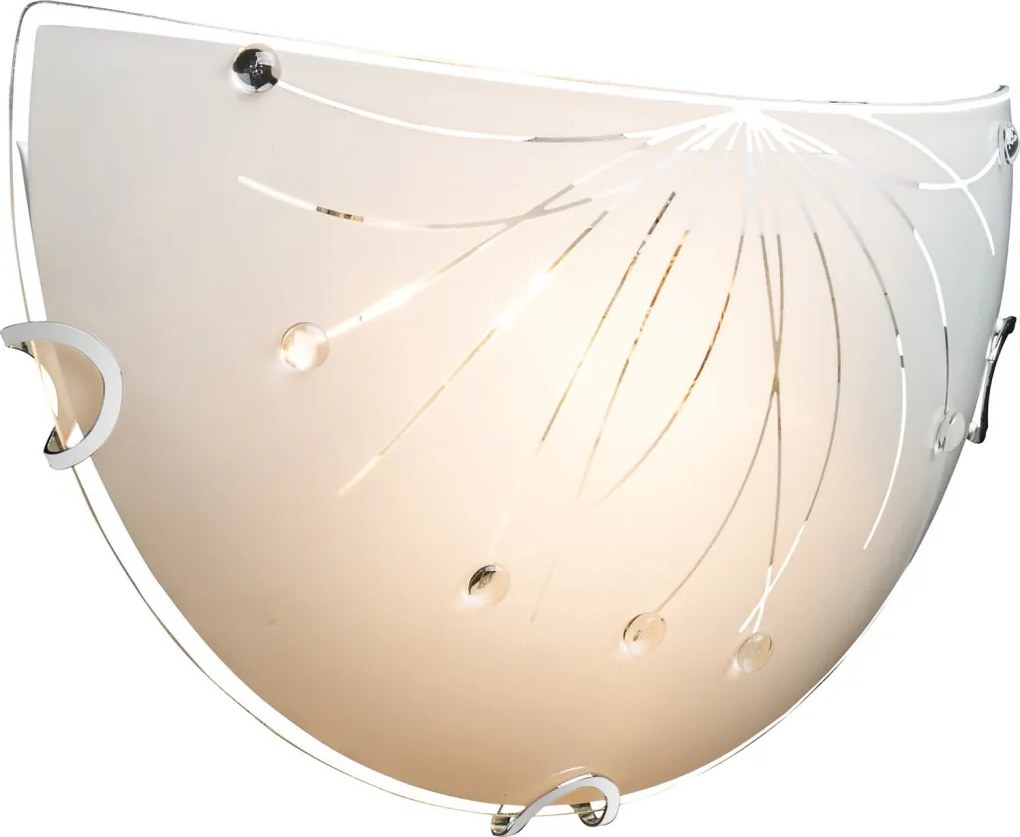 Nástenná lampa Calimero I 25 cm, dekoračné kamienky