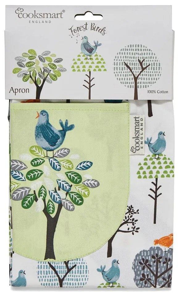 Bavlnená zástera Cooksmart ® Forest Birds