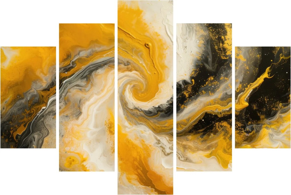 Obraz - Špirálna abstrakcia (150x105 cm)