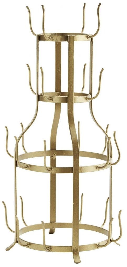 MADAM STOLTZ Stojan na hrnčeky Antique Brass