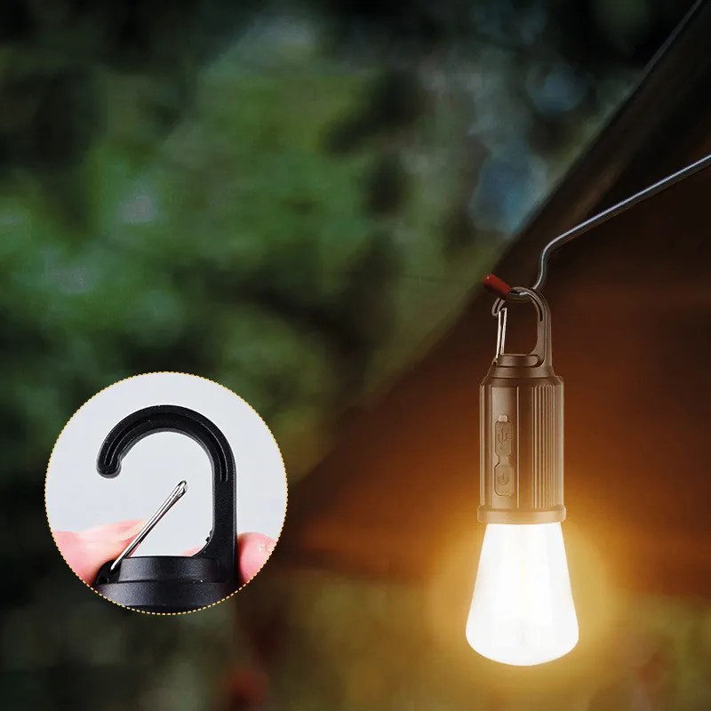SOLIGHT LED nabíjacia žiarovka Camping, 100lm, Li-Ion, display box