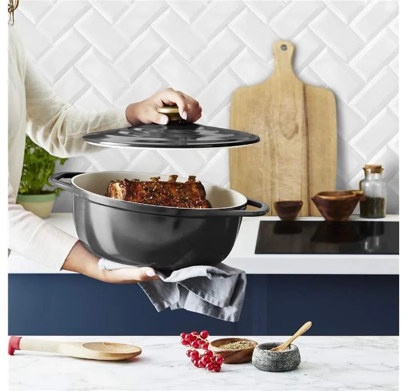 Kastról Tefal Air s pokrievkou E2558955 oválny 30x23 cm