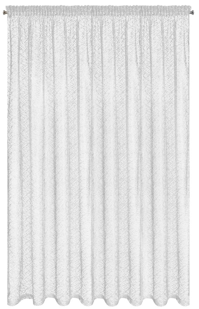 ZÁCLONA NA PÁSKE AMANDA 300X270 CM BIELA