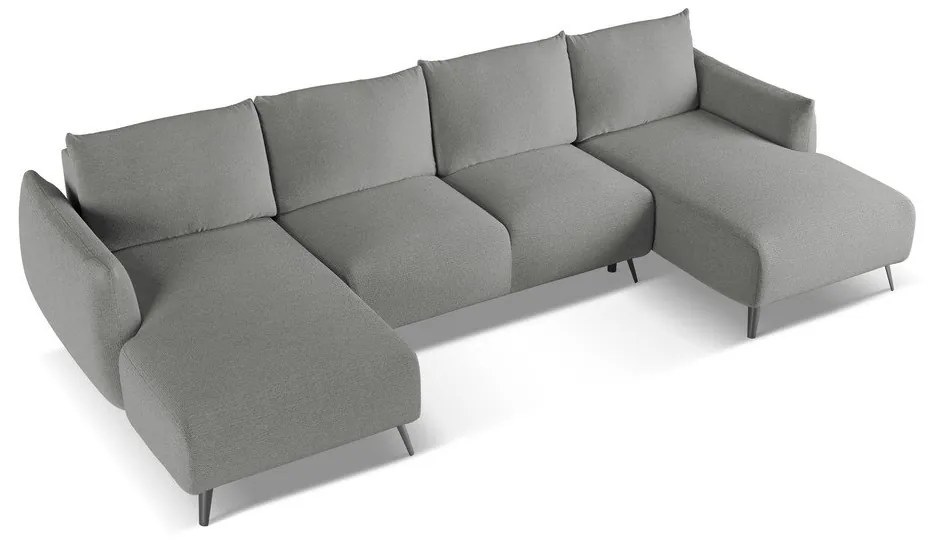 Svetlosivá rohová pohovka Malie – Makamii