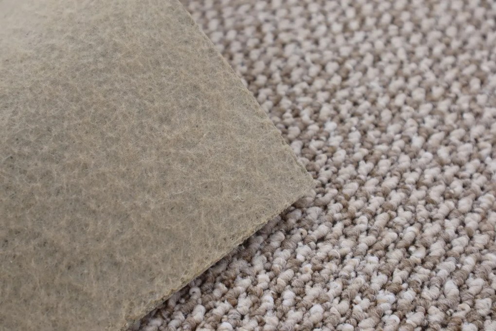 Metrážny koberec Texas 13 béžový, na mieru, šíře 4m, béžová, filc, chodba / predsieň, Spoltex