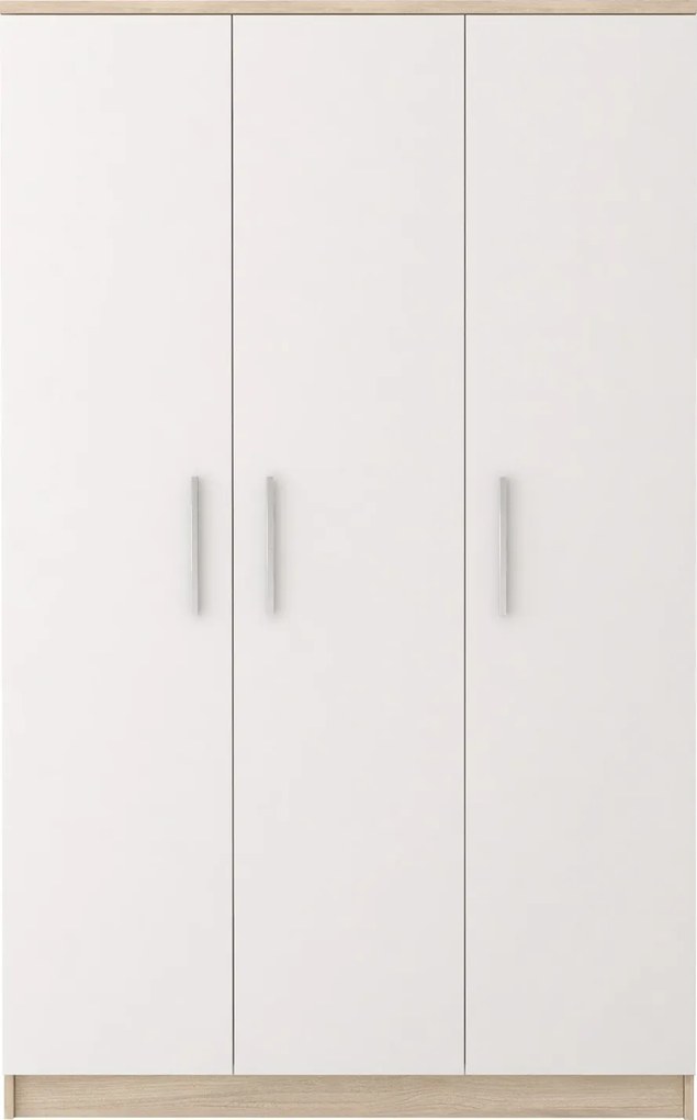 Šatníková skriňa ORVILLE 2 - dub sonoma/biela
