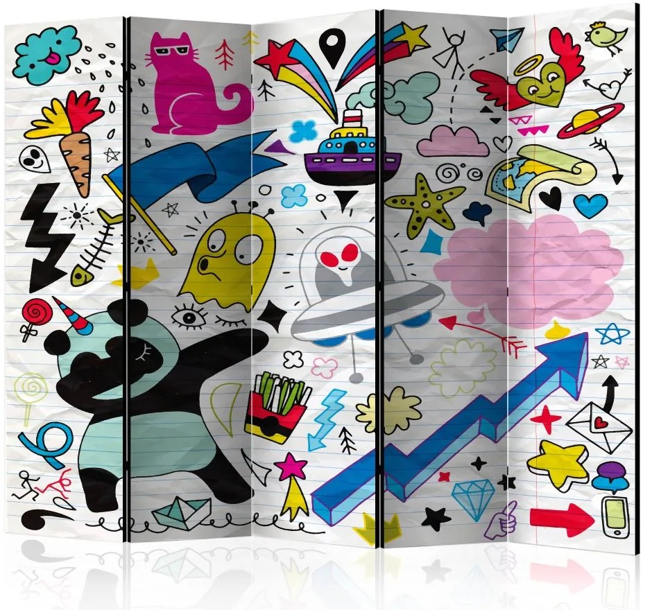 Artgeist Paraván - Energetic Panda II [Room Dividers]