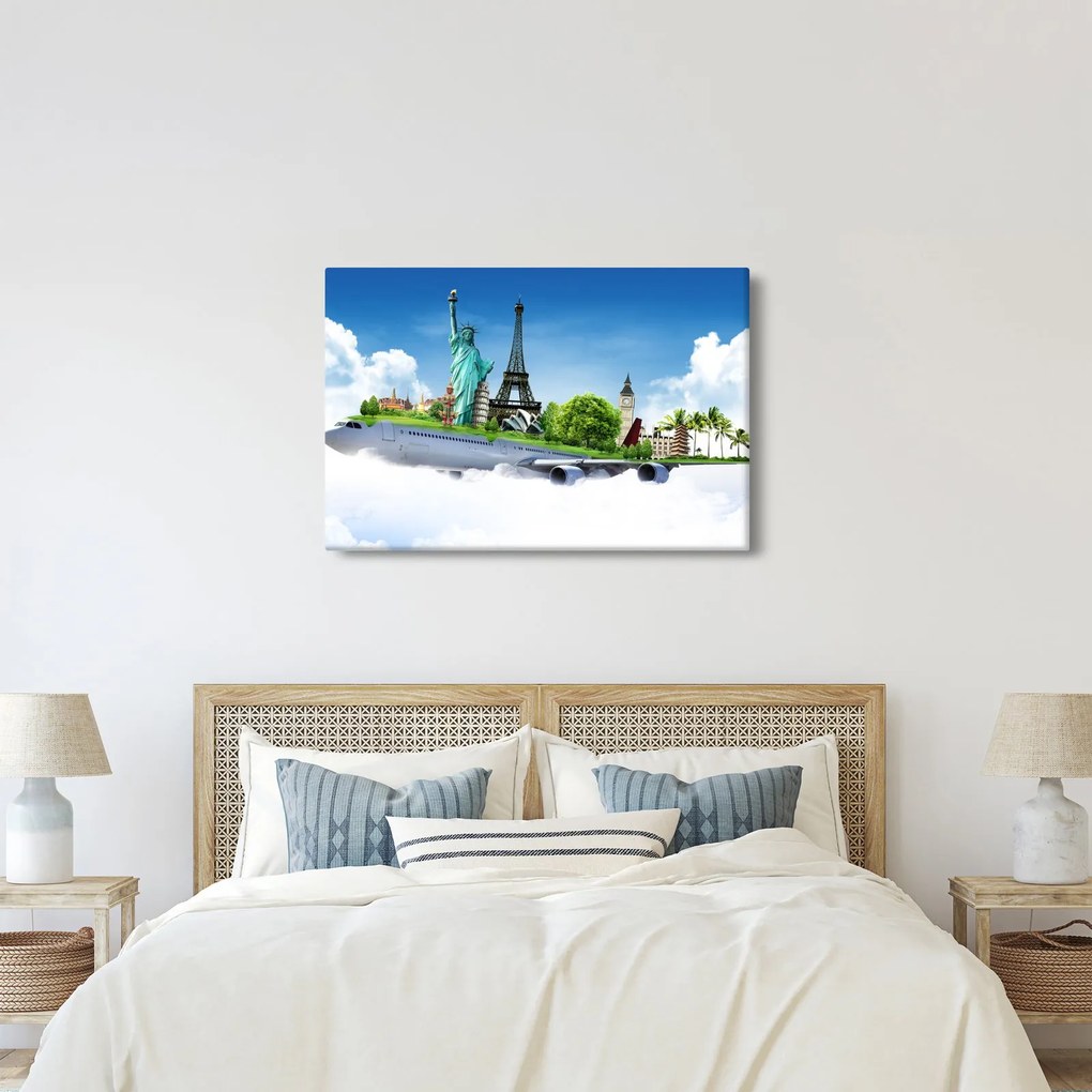 Obraz - Cesta okolo sveta (90x60 cm)