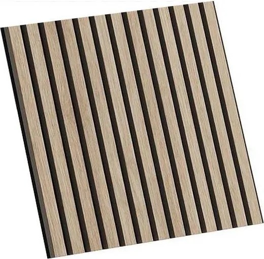 Sada 4 ks akustických obkladových panelov DANVIKEN 60x60 cm, dub