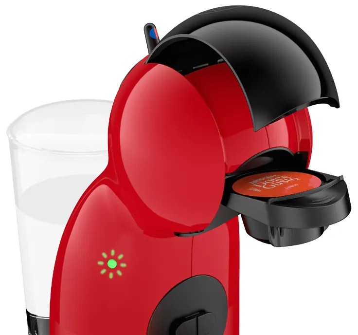 Kapsulový kávovar KRUPS Nescafé Dolce Gusto Piccolo KP1A3510 Červený/Čierny