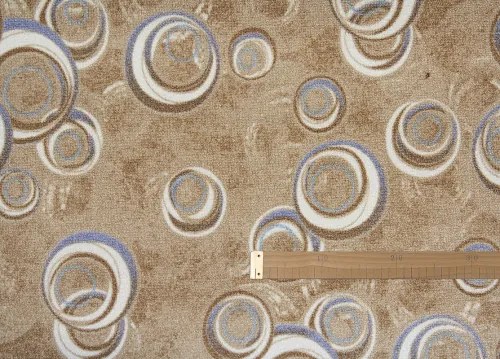 Koberce Breno Metrážny koberec DROPS 33, šíře role 400 cm, hnedá, viacfarebná