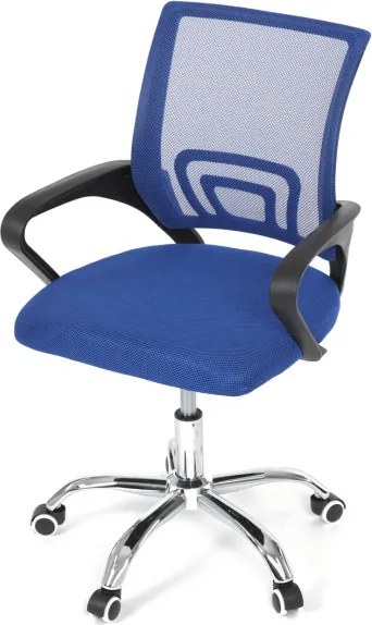 Detská otočná stolička modrá KA-L103 BLUE