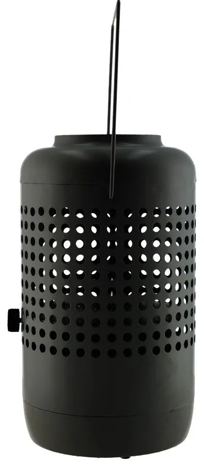 Čierna plynová lampa Cosi Drop, výška 37 cm