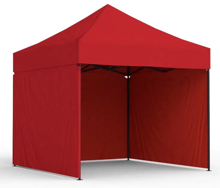 Trojstenný párty stan bez okien zelená 3m x 3m