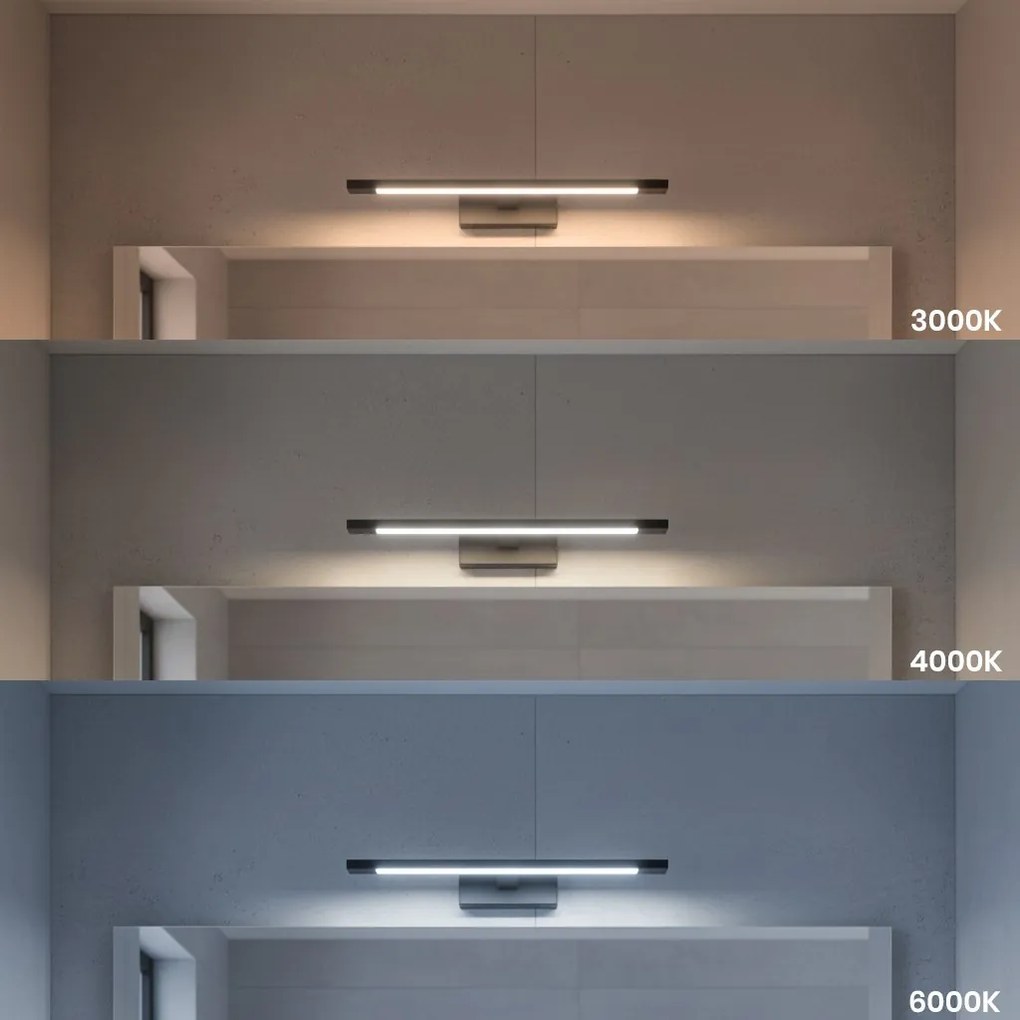 Nástenné LED svietidlo Klimt, 1x LED 8w, 3000-6000k, (40 cm), b