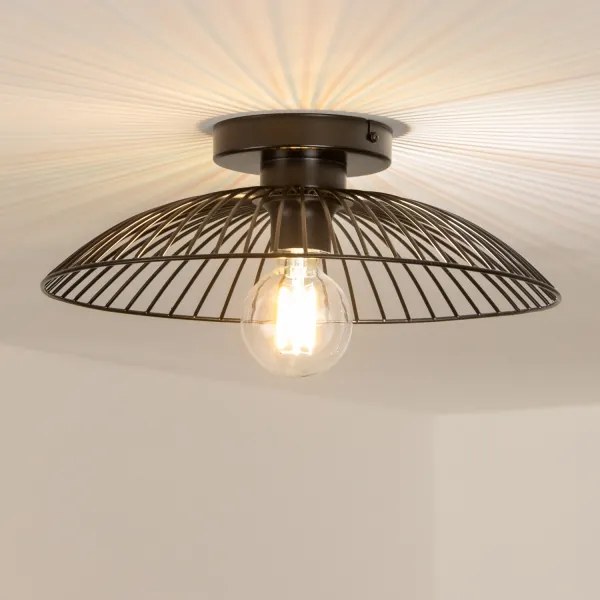 Brilagi - LED prisadený luster CERIA WIRE 1xE27/40W/230V pr. 26 cm čierny