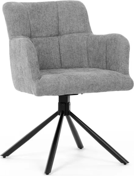 Jedálenská stolička sivá DCH-T1122 GREY2