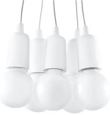 Luster na lanku DIEGO 5xE27/60W/230V