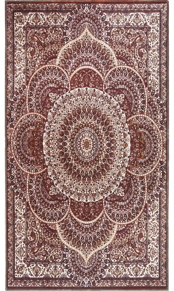 Červený prateľný koberec 150x80 cm - Vitaus | BIANO