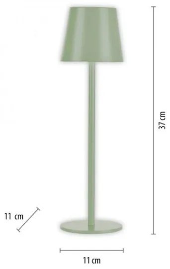 Leuchten Direkt 19250-43 - LED Vonkajšia nabíjacia lampa EURIA LED/3W/5V IP54