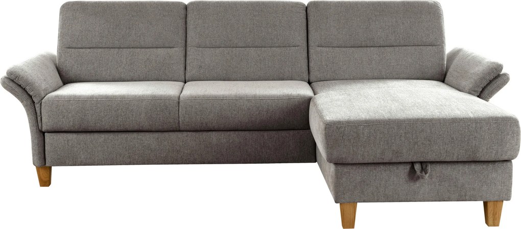 XXXLutz ROHOVÁ SEDAČKA, textil, sivohnedá Sit & More - Sedačky - 000144000103