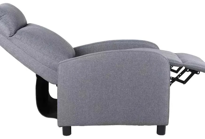 LuxuryForm DESIGN Televízne kreslo RUFO s polohovaním - šedé
