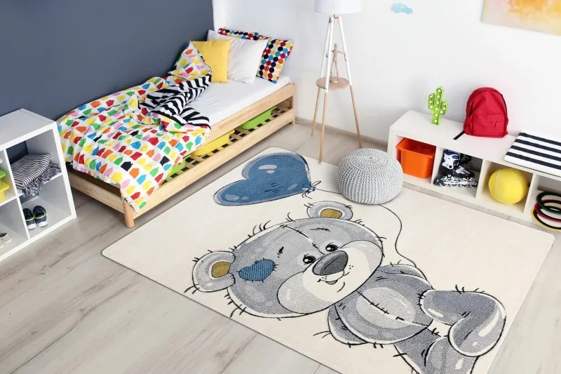 Dywany Łuszczów Detský kusový koberec Petit E1593 Teddy bear cream - 200x290 cm